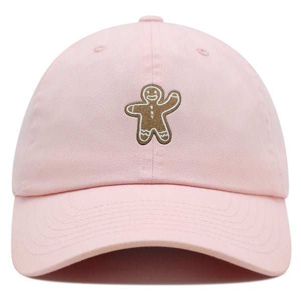 Gingerbread Man Premium Dad Hat Embroidered Baseball Cap Holiday Cookie