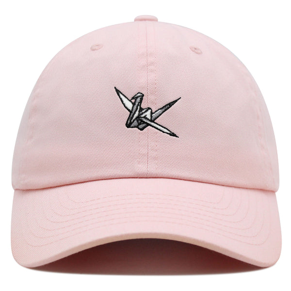 Origami Crane Premium Dad Hat Embroidered Baseball Cap Paper Swan