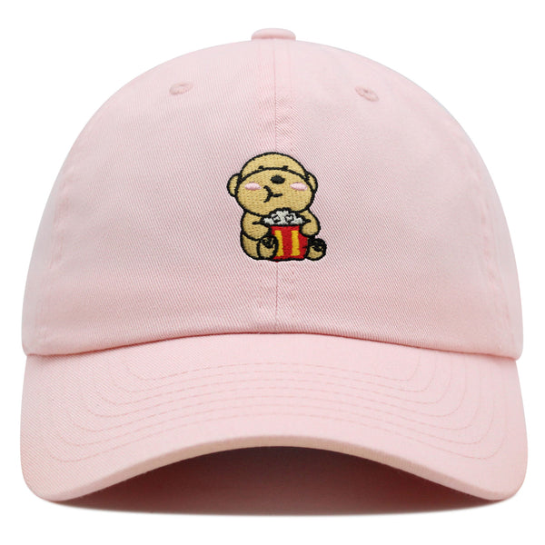 Popcorn Dog Premium Dad Hat Embroidered Baseball Cap Puppy Poodle