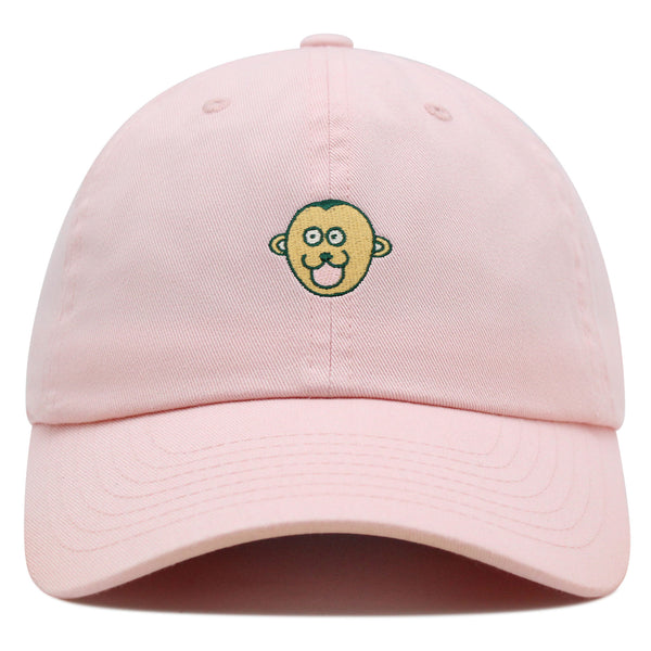 Monkey Face Premium Dad Hat Embroidered Baseball Cap Zoo Animal