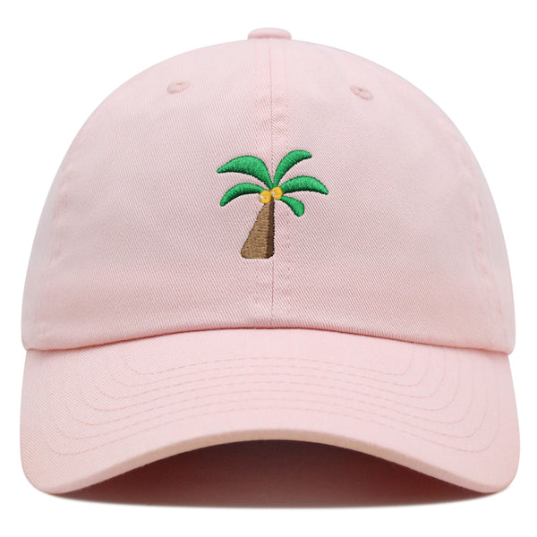 Palm Tree Premium Dad Hat Embroidered Baseball Cap Coconut