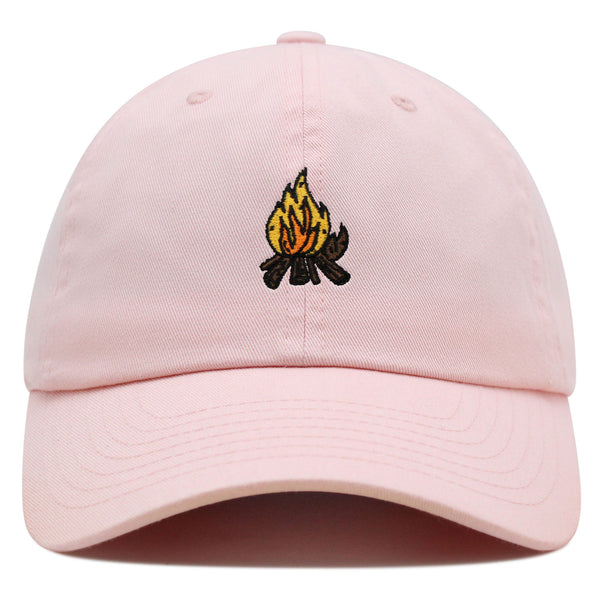 Camp Fire Premium Dad Hat Embroidered Baseball Cap Wood Pit