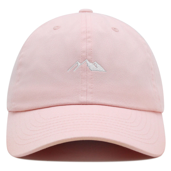 Mountain Premium Dad Hat Embroidered Baseball Cap Snowy