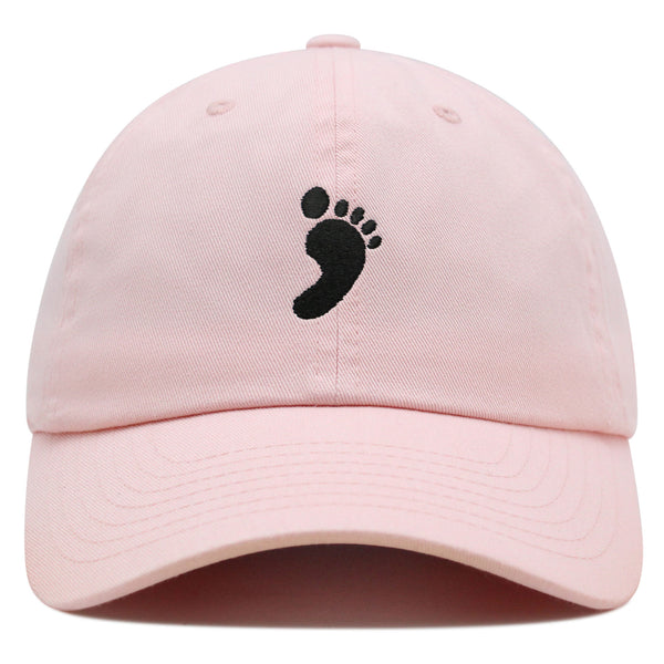 Footprint Premium Dad Hat Embroidered Baseball Cap Feet