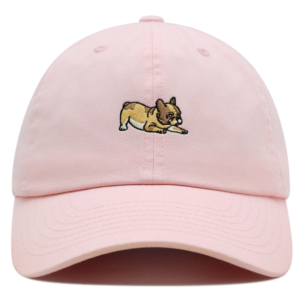 French Bulldog Premium Dad Hat Embroidered Baseball Cap Dog Puppy