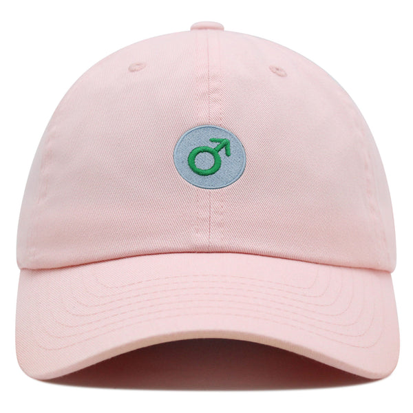 Male Gender Sign Premium Dad Hat Embroidered Baseball Cap Symbol