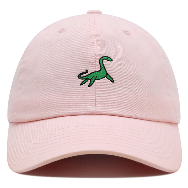 Elasmosaurus Dinosaur  Premium Dad Hat Embroidered Baseball Cap Green