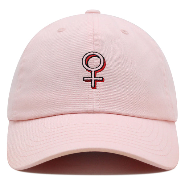 Female Gender Symbol Premium Dad Hat Embroidered Baseball Cap Tattoo