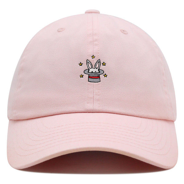 Magic Bunny in Hat Premium Dad Hat Embroidered Baseball Cap Magician