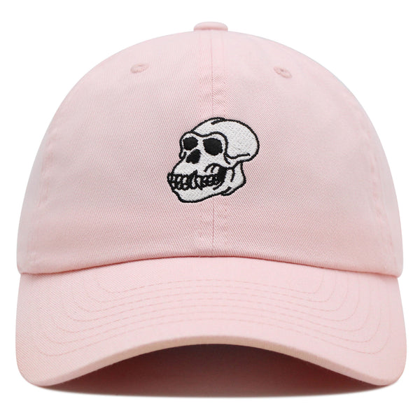 Gorilla Skull Premium Dad Hat Embroidered Baseball Cap Skelton