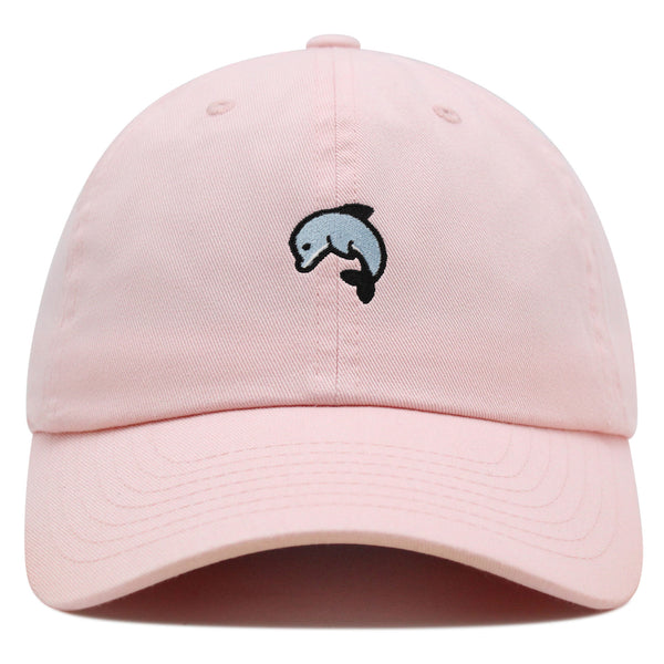 Dolphin Premium Dad Hat Embroidered Baseball Cap Ocean Cute