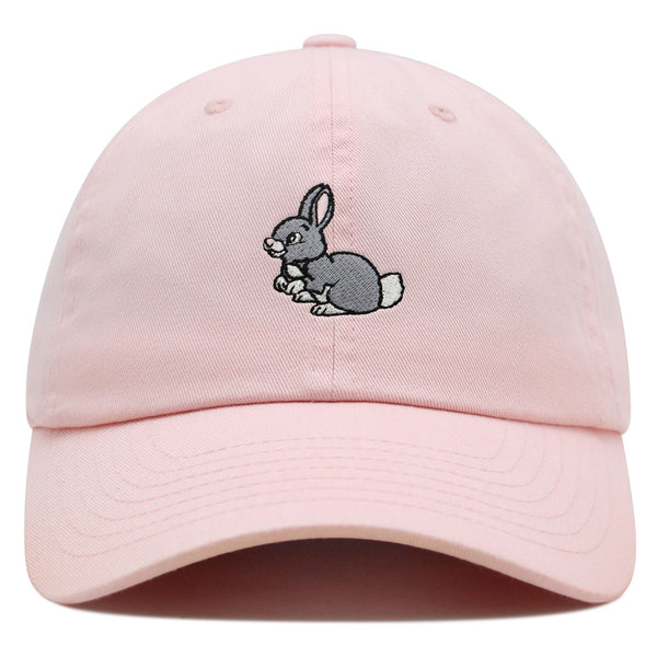 Rabbit Premium Dad Hat Embroidered Baseball Cap Cute