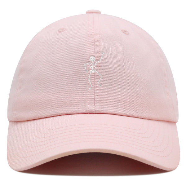 Skeleton Premium Dad Hat Embroidered Baseball Cap Skull