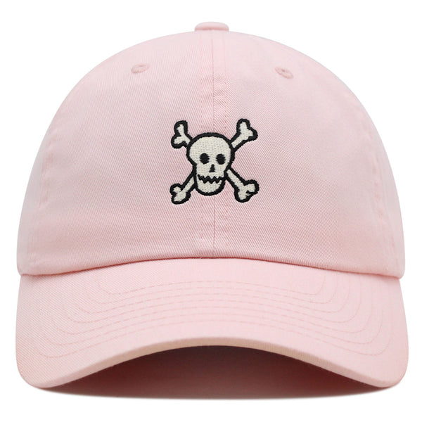 Crossbones Premium Dad Hat Embroidered Baseball Cap Skull