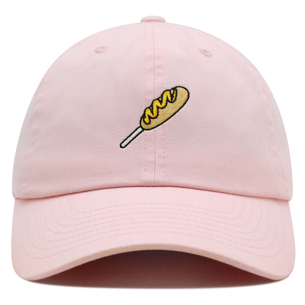 Corndog Premium Dad Hat Embroidered Baseball Cap Foodie