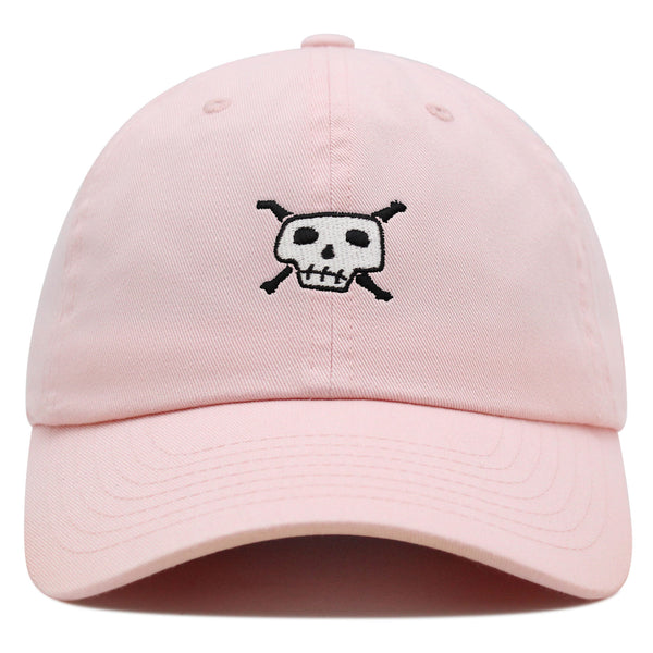 Pirate Skull Premium Dad Hat Embroidered Baseball Cap Cute