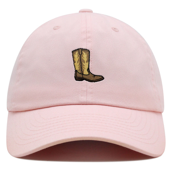 Cowboy Boot Premium Dad Hat Embroidered Baseball Cap Boots