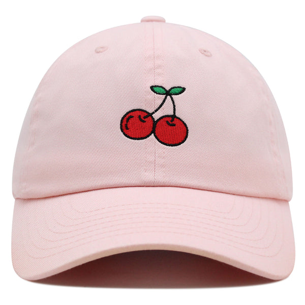 Cherries Premium Dad Hat Embroidered Baseball Cap Fruit