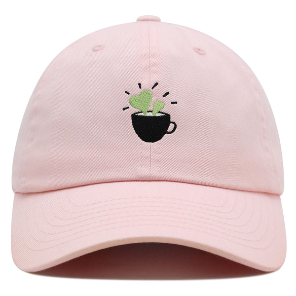 Plant in Mug Premium Dad Hat Embroidered Baseball Cap Plant