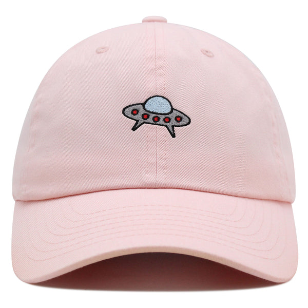 Flying Saucer UFO Premium Dad Hat Embroidered Baseball Cap Space Alien