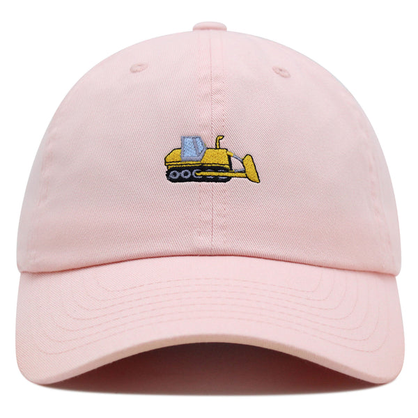 Bulldozer Premium Dad Hat Embroidered Baseball Cap Construction