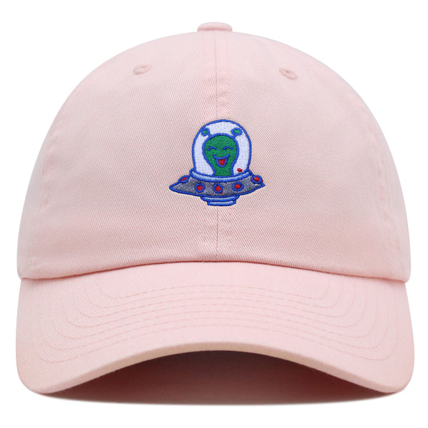 Flying Saucer Premium Dad Hat Embroidered Baseball Cap UFO