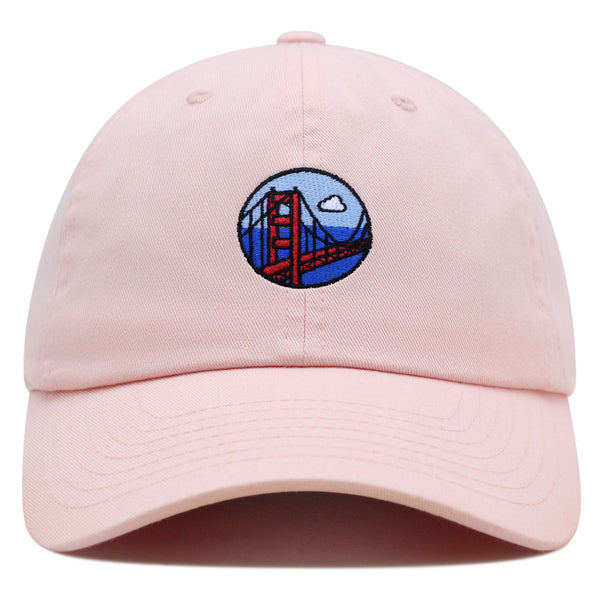 San Francisco Bridge Premium Dad Hat Embroidered Baseball Cap Travel Logo