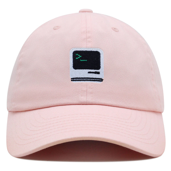 Vintage Computer Premium Dad Hat Embroidered Baseball Cap Old School