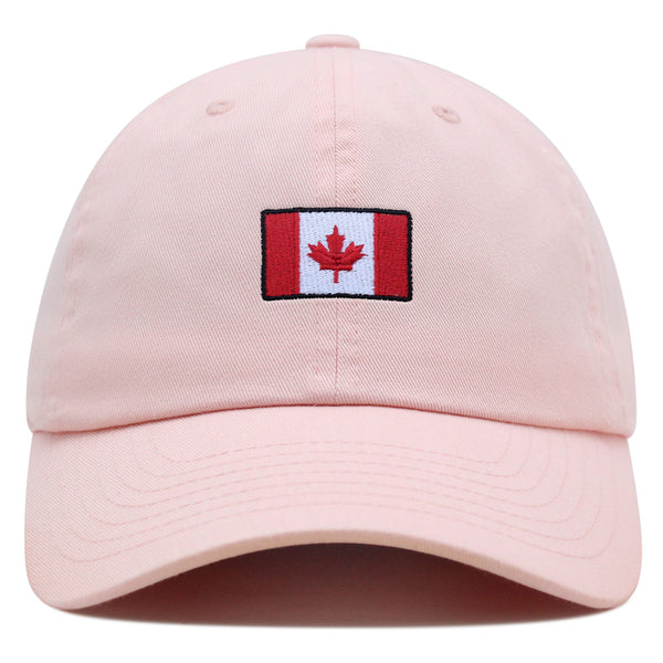 Canadian Flag Premium Dad Hat Embroidered Baseball Cap Canada Logo