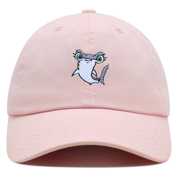 Hammerhead Shark Premium Dad Hat Embroidered Baseball Cap Cute Fish