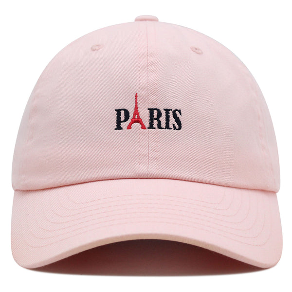 Eiffel Tower Premium Dad Hat Embroidered Baseball Cap Paris Logo