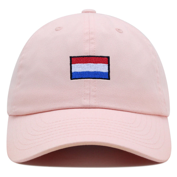 Netherland Flag Premium Dad Hat Embroidered Cotton Baseball Cap Soccer