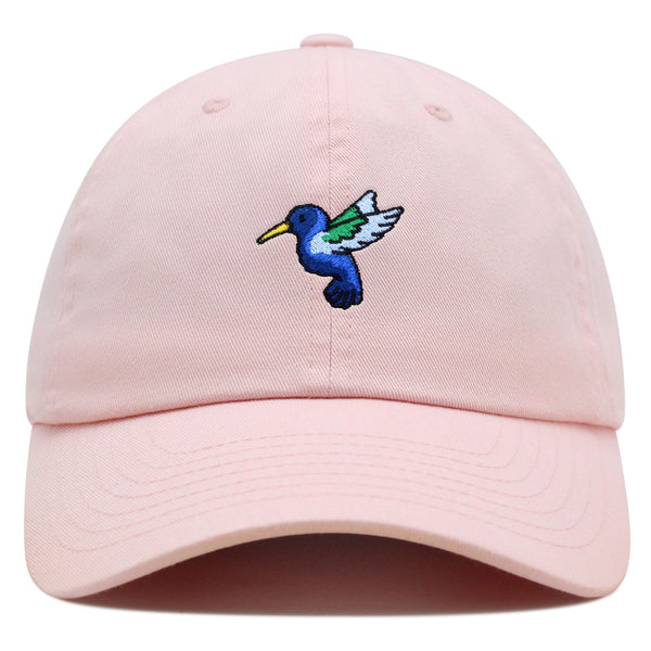 Hummingbird Premium Dad Hat Embroidered Cotton Baseball Cap Cute Bird