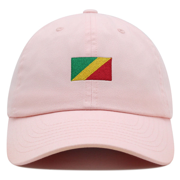 Congo Flag Premium Dad Hat Embroidered Cotton Baseball Cap Country Flag Series