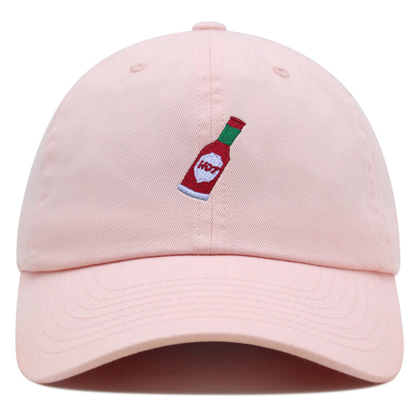 Hot Sauce Bottle Premium Dad Hat Embroidered Cotton Baseball Cap