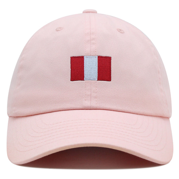 Peru Flag Premium Dad Hat Embroidered Cotton Baseball Cap Country Flag Series