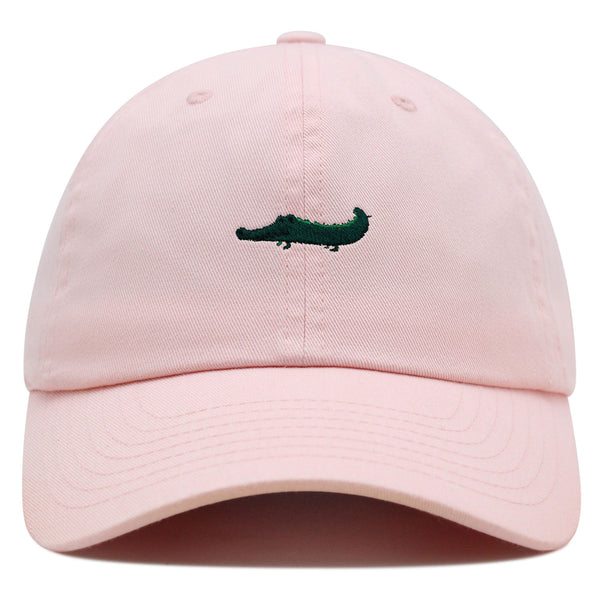 Cartoon Crocodile Premium Dad Hat Embroidered Cotton Baseball Cap