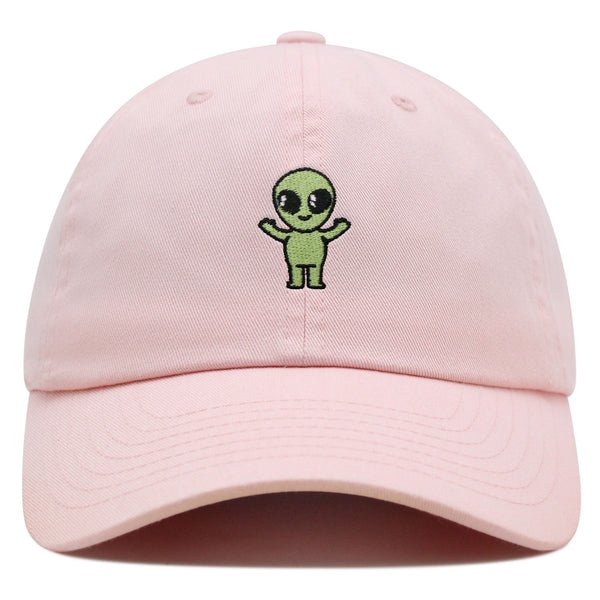 Cute Alien Premium Dad Hat Embroidered Cotton Baseball Cap Funny Space