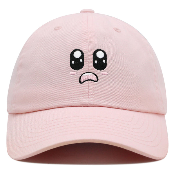 Cartoon Cute Face Premium Dad Hat Embroidered Cotton Baseball Cap Animation