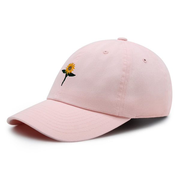 Sun Flower Premium Dad Hat Embroidered Baseball Cap Floral