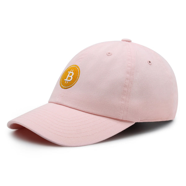 Bitcoin Premium Dad Hat Embroidered Baseball Cap Cryptocurrency Investing