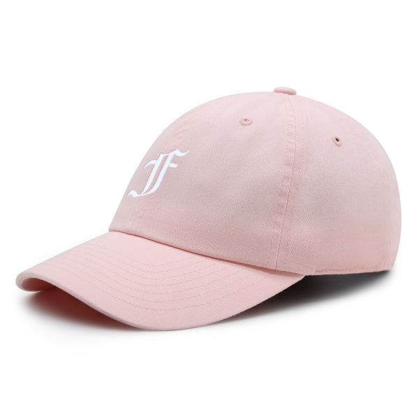 Old English Letter F Premium Dad Hat Embroidered Cotton Baseball Cap English Alphabet