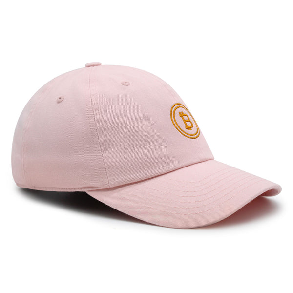 Bitcoin Premium Dad Hat Embroidered Baseball Cap Cryptocurrency