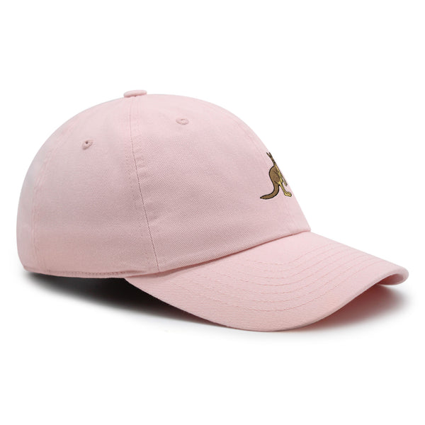 Kangaroo Premium Dad Hat Embroidered Baseball Cap Australia Animal