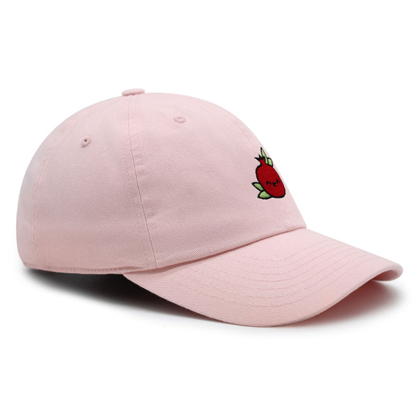 Pomegranate Premium Dad Hat Embroidered Baseball Cap Vegan Fruit Garnet