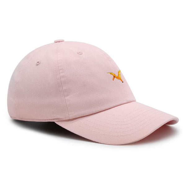 Pterodactyl Premium Dad Hat Embroidered Baseball Cap Dinosaur