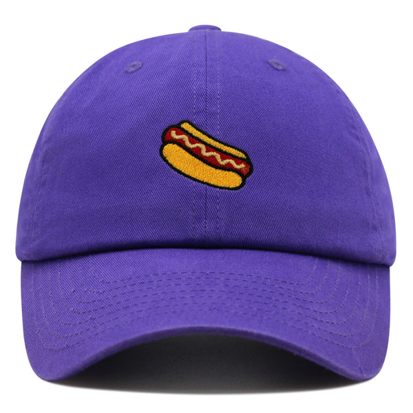 Hotdog Premium Dad Hat Embroidered Baseball Cap Foodie Sausage