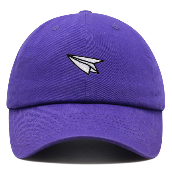 Paper Airplane Premium Dad Hat Embroidered Baseball Cap Plane Sky