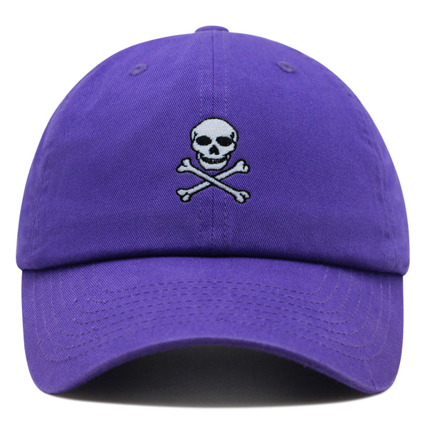 Pirate Skull Premium Dad Hat Embroidered Baseball Cap Scary Grunge