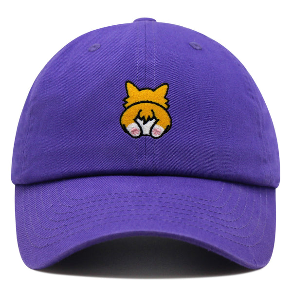 Corgi Butt Premium Dad Hat Embroidered Baseball Cap Welsh Corgi